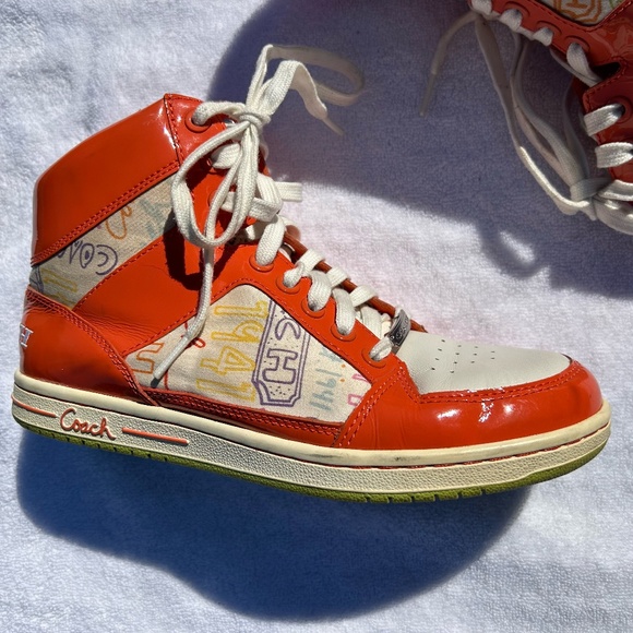 Coach Norra Orange Shoes - Picture 2 of 6